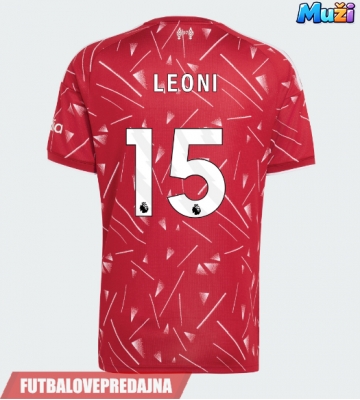 Lacne Muži Futbalové dres Liverpool Giovanni Leoni #15 2026-27 Krátky Rukáv - Domáci